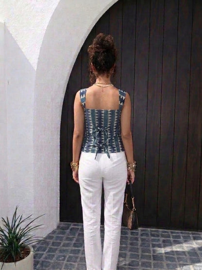 Amaya Tie Top