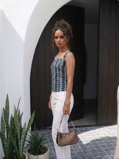 Amaya Tie Top