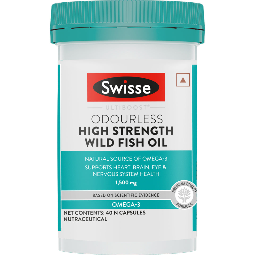 Swisse Fish Oil 1500 mg Omega-3- 40 Capsules | Swisse at Broadway