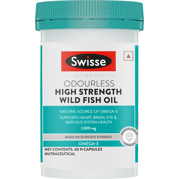 Swisse Fish Oil 1500 mg Omega-3- 40 Capsules