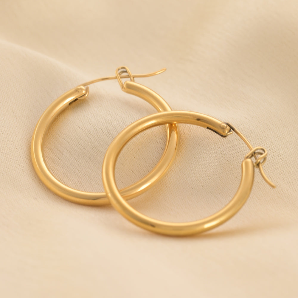 Golden Halo Hoops