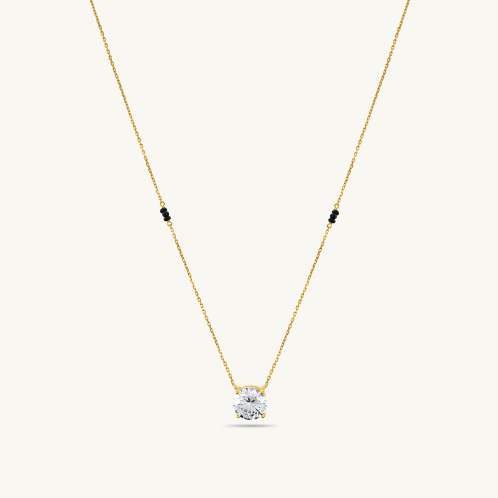 Royal Solitaire Diamond Mangalsutra