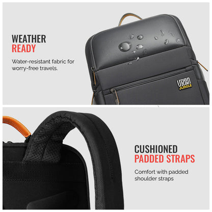 Layover Backpack -Grey-Large | Urban Jungle at Broadway