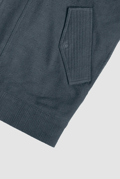 Hand Dyed Panelled Zip Jacket