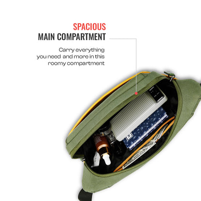 Sprint Satchel -Green-Cabin | Urban Jungle at Broadway