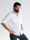 Caravan Cotton Shirt -Twill Weave | Kingdom Of White at Broadway