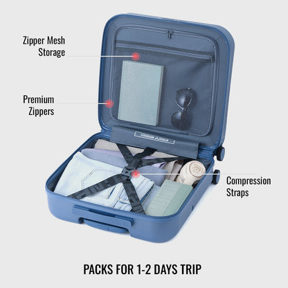 Caliber Overnighter Trolley - Robin