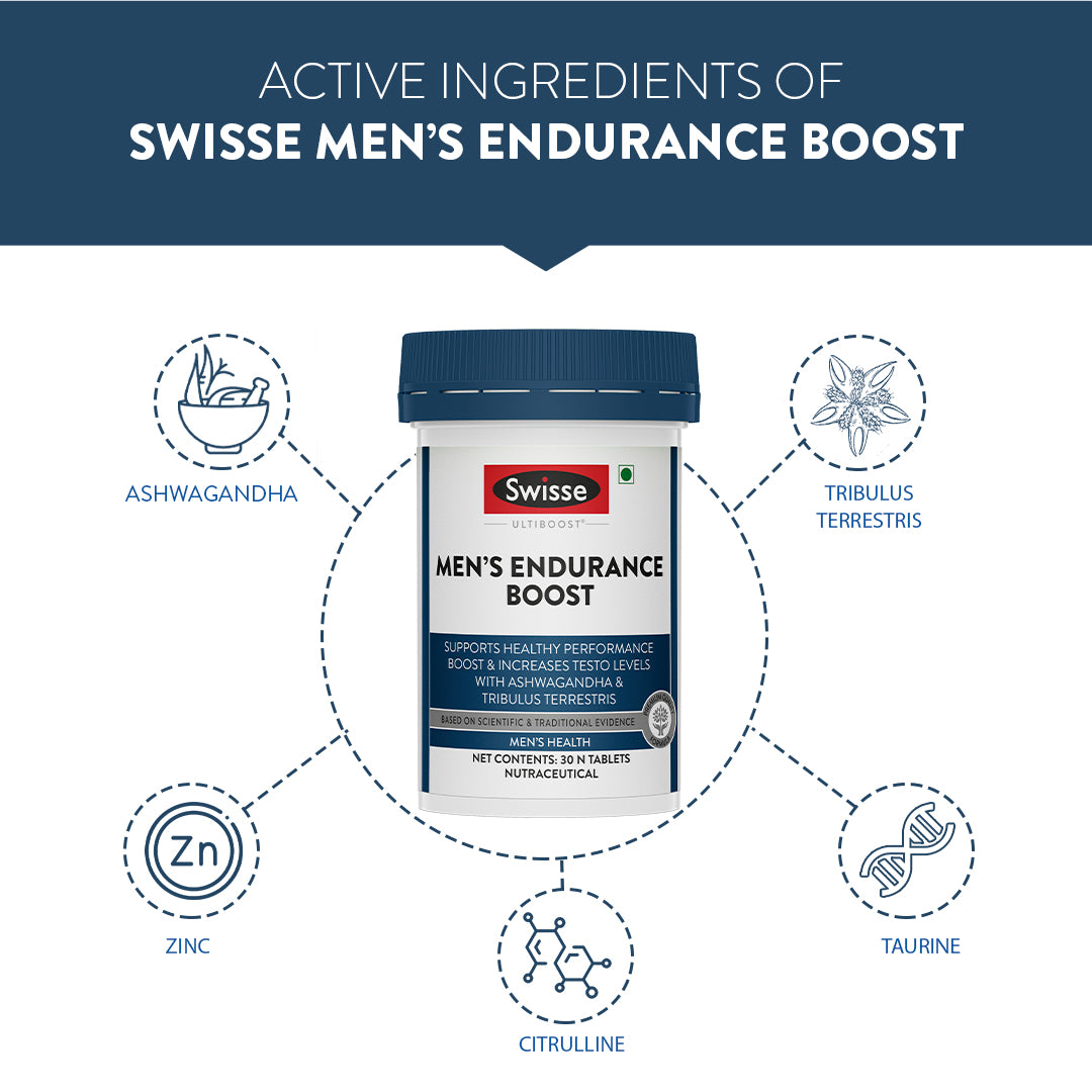 Swisse Men's Endurance Boost - 30 Tablets | Swisse at Broadway