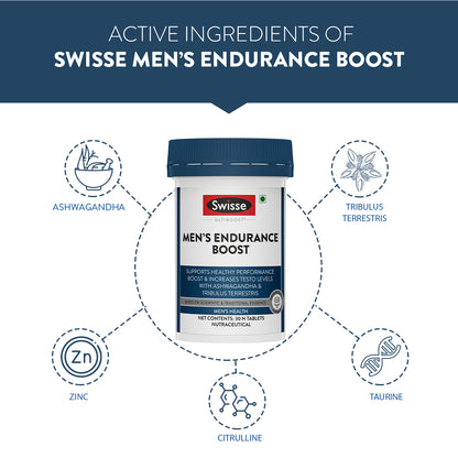 Swisse Men's Endurance Boost - 30 Tablets | Swisse at Broadway