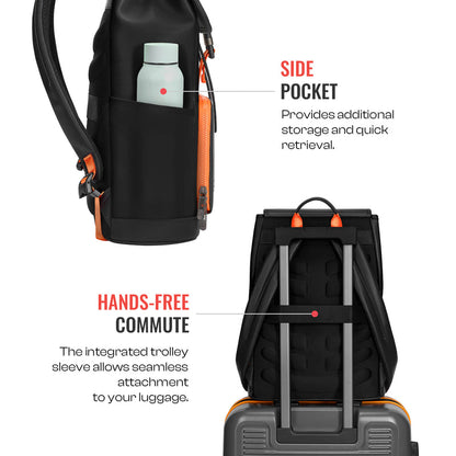 Zest Daypack -Black-Medium | Urban Jungle at Broadway