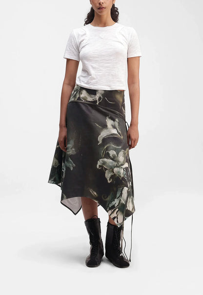 Lilies Panelled Skirt