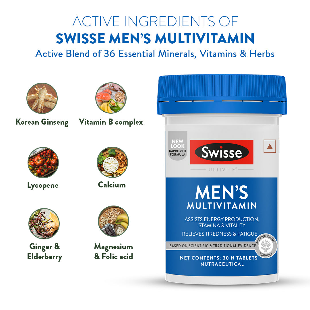 Swisse Men's Multivitamin - 30 Tablets | Swisse at Broadway