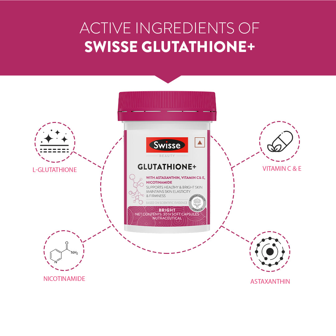 Swisse Glutathione+ 30 Capsules | Swisse at Broadway