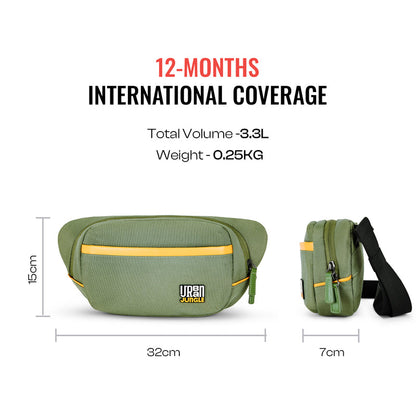 Sprint Satchel -Green-Cabin | Urban Jungle at Broadway