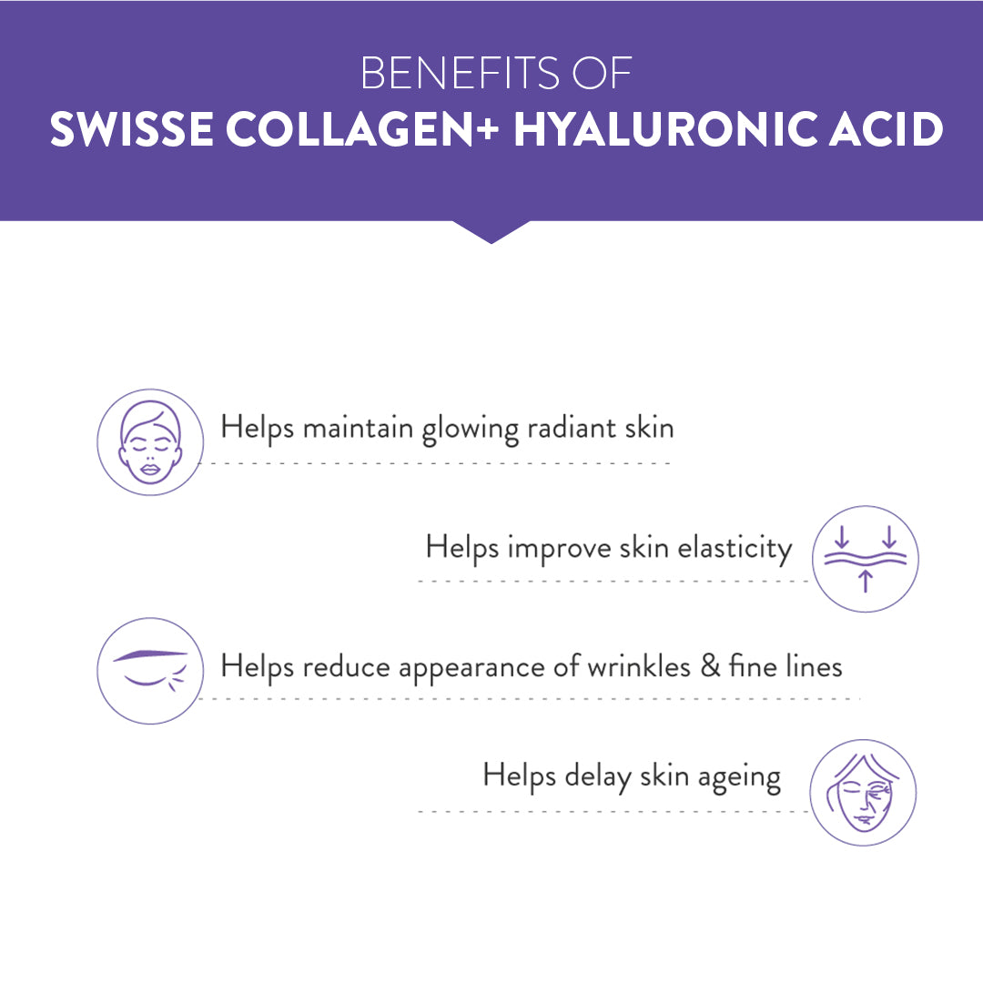 Swisse Collagen + Hyaluronic Acid  - 30 Tablets | Swisse at Broadway