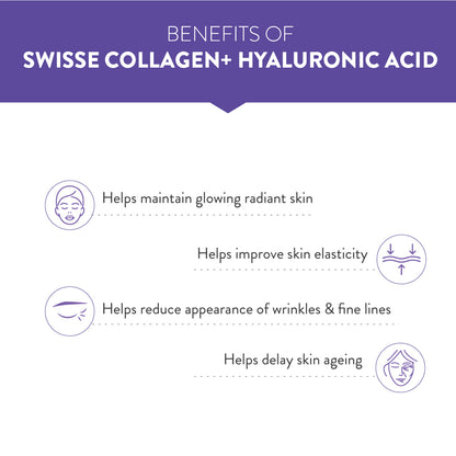 Swisse Collagen + Hyaluronic Acid  - 30 Tablets | Swisse at Broadway