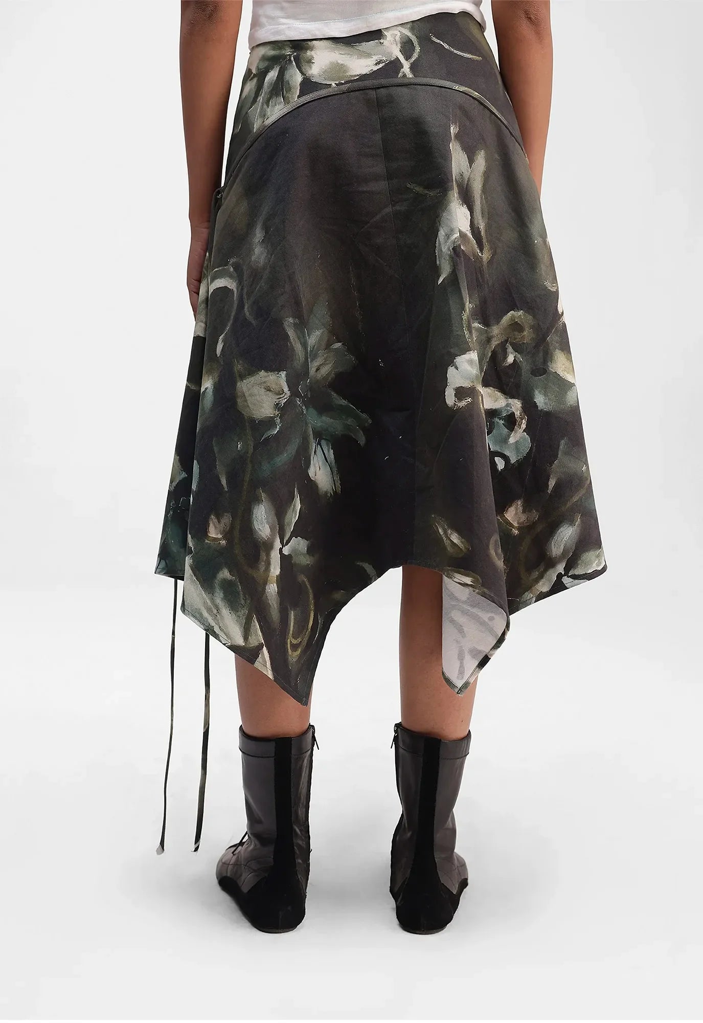 Lilies Panelled Skirt