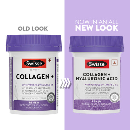 Swisse Collagen + Hyaluronic Acid  - 30 Tablets | Swisse at Broadway