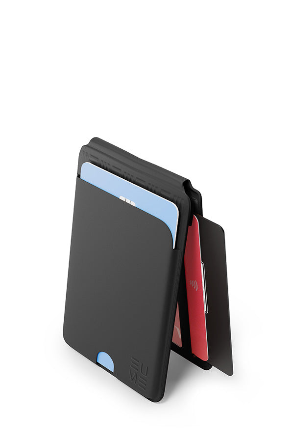 EUME MagVault Cardholder - Charcoal Black product image clean studio background