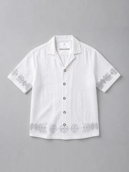 Mykonos 100% Cotton Printed Shirt
