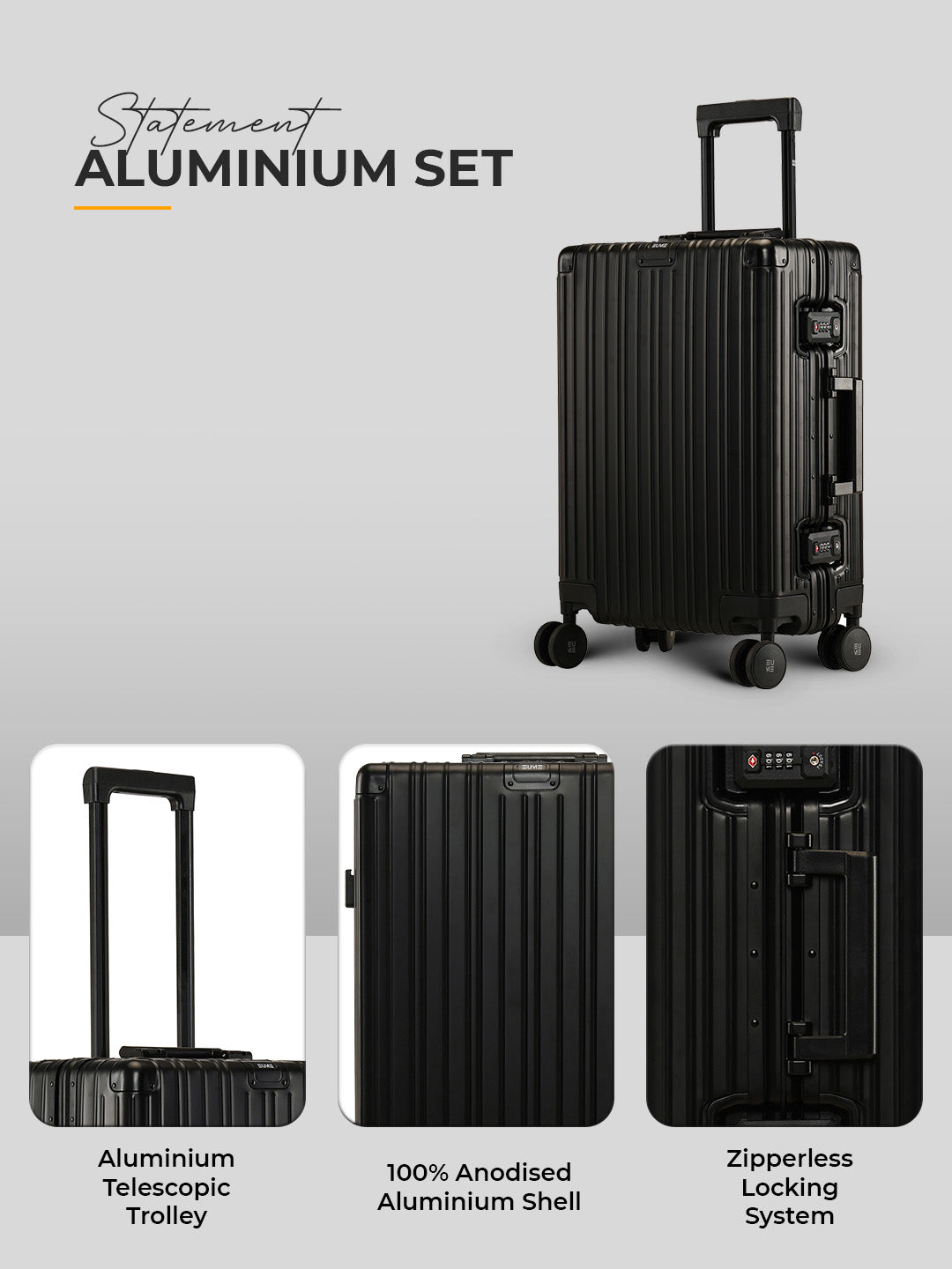 Aluminium Black Cabin