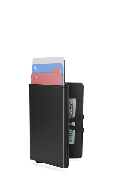 EUME ArcVault Cardholder - Charcoal Black product image clean studio background
