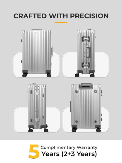 Aluminium Silver Check-In Medium
