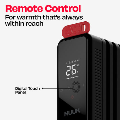 NUUK HOTBLOX  Oil Filled Radiator with Touch Panel