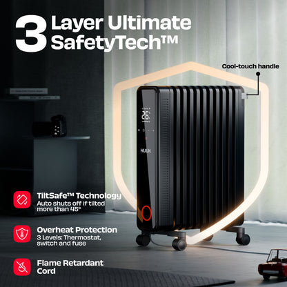 NUUK HOTBLOX  Oil Filled Radiator with Touch Panel