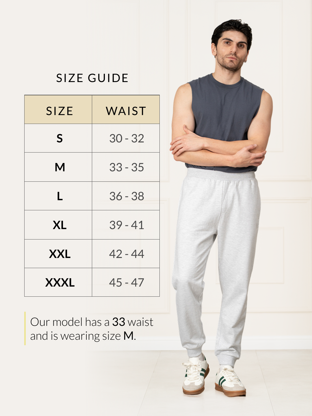 Axel Grey Tapered Fit Joggers