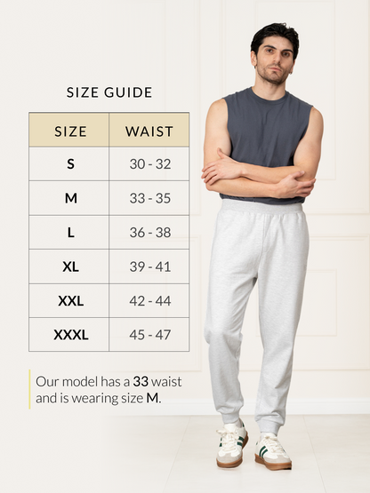 Axel Grey Tapered Fit Joggers