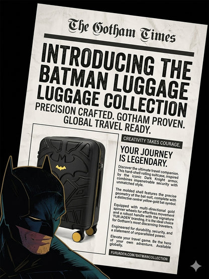 FUR JADEN  Batman Polycarbonate Travel Suitcase