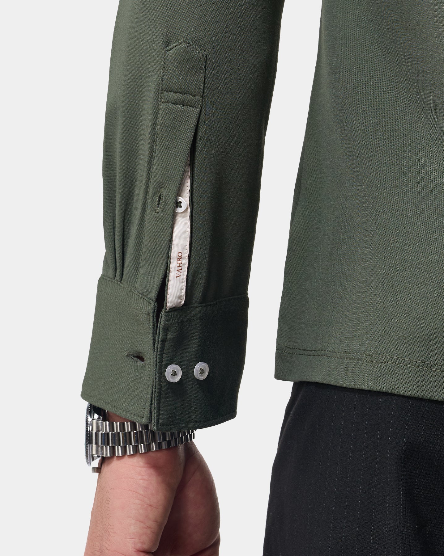 The 4 Way Stretch Dress Shirt Dark Olive