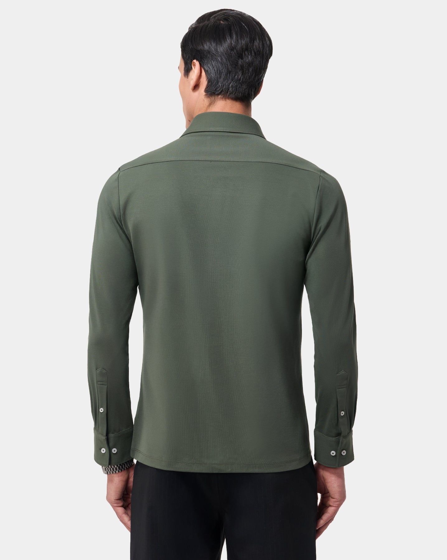 The 4 Way Stretch Dress Shirt Dark Olive