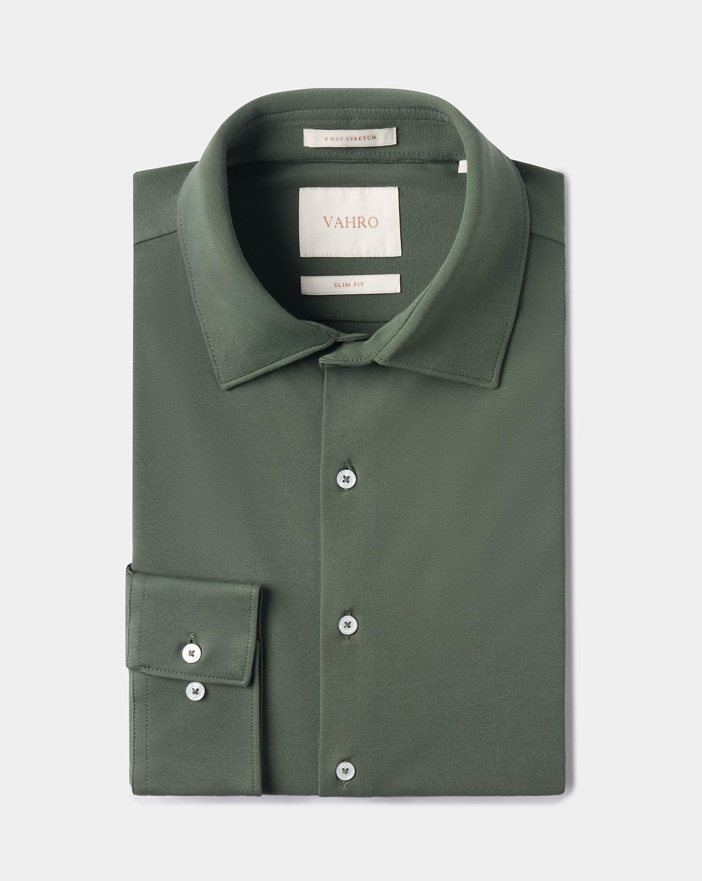 The 4 Way Stretch Dress Shirt Dark Olive