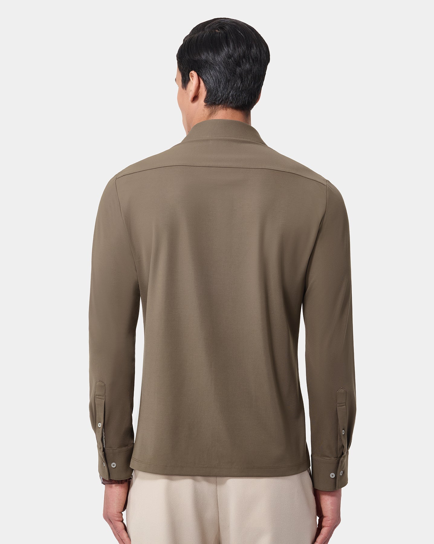 The 4 Way Stretch Dress Shirt Cacao