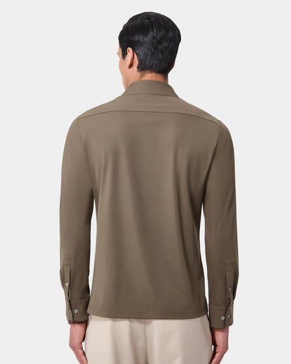 The 4 Way Stretch Dress Shirt Cacao