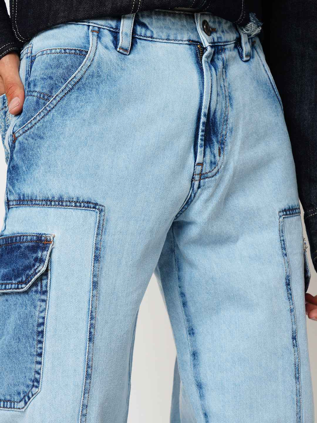 Icey Blue Men's Baggy Fit