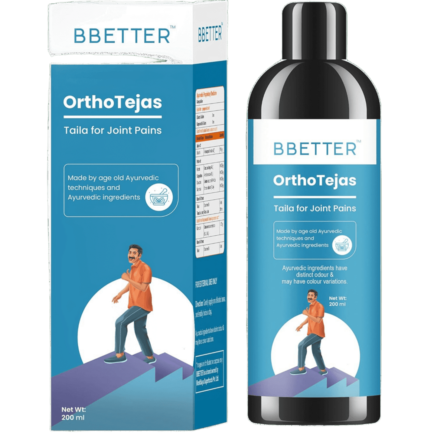 BBETTER Ortho Tejas - Ayurvedic Oil for Knee & Joint Pain Management | Bbetter at Broadway