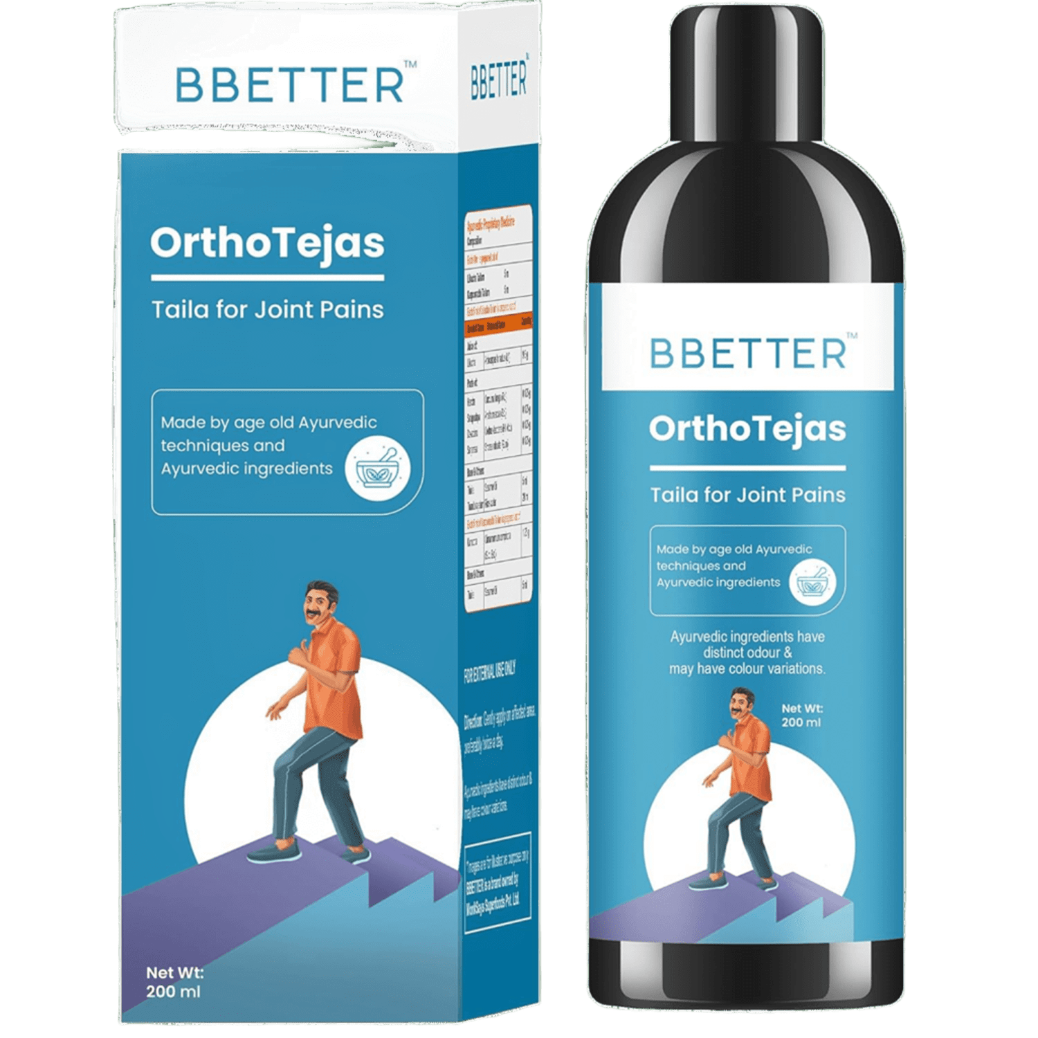 BBETTER Ortho Tejas - Ayurvedic Oil for Knee & Joint Pain Management | Bbetter at Broadway