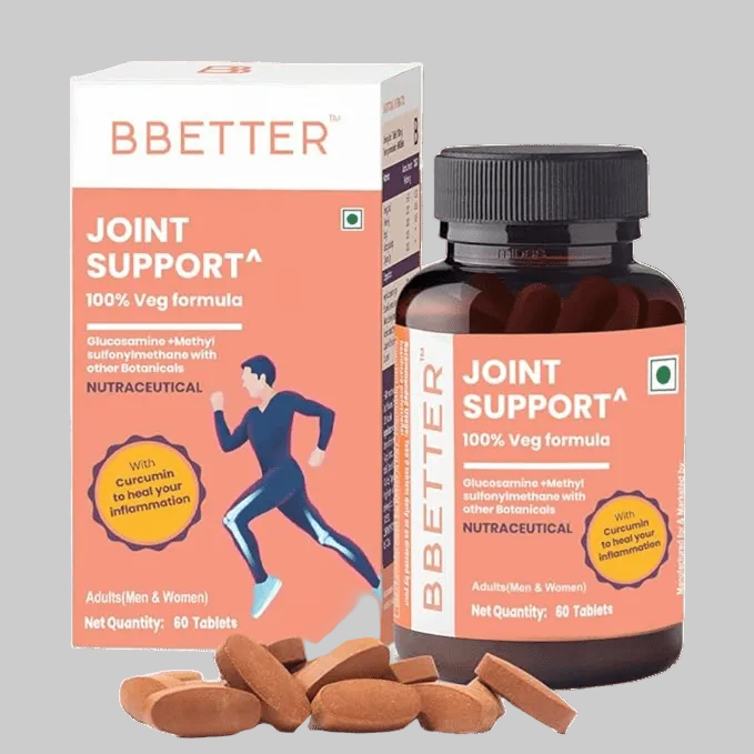 BBETTER Joint Support - With Veg Glucosamine & MSM for Joint Pain & Inflammation Relief | Bbetter at Broadway