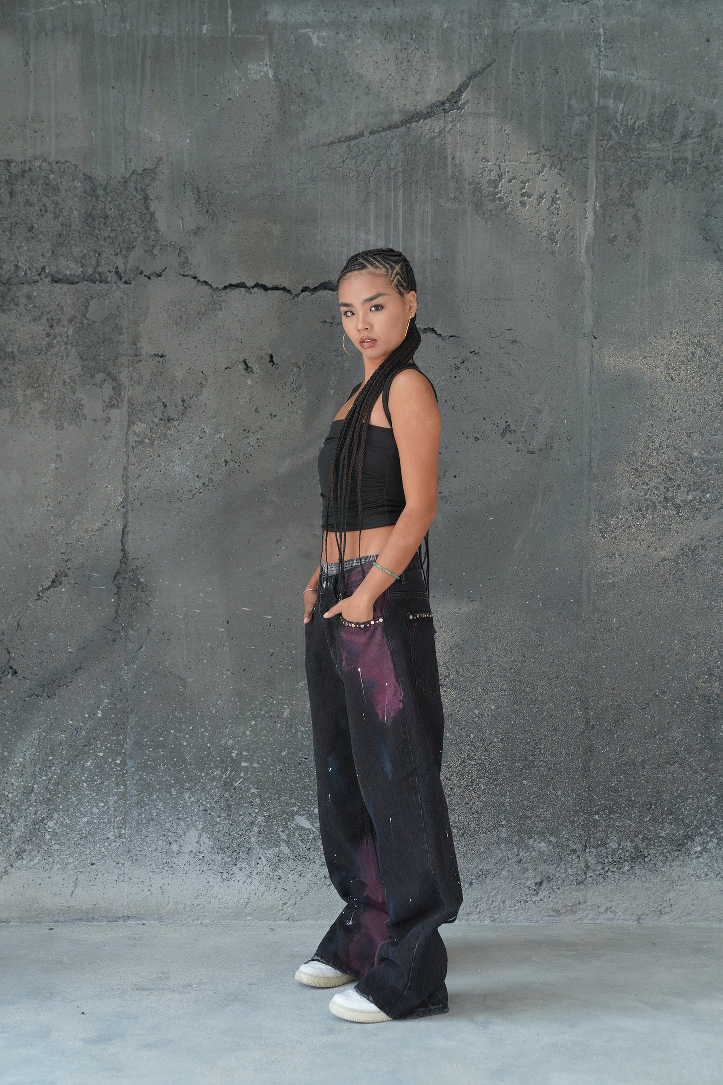 PURPLE STATIC VALKYRE JEANS