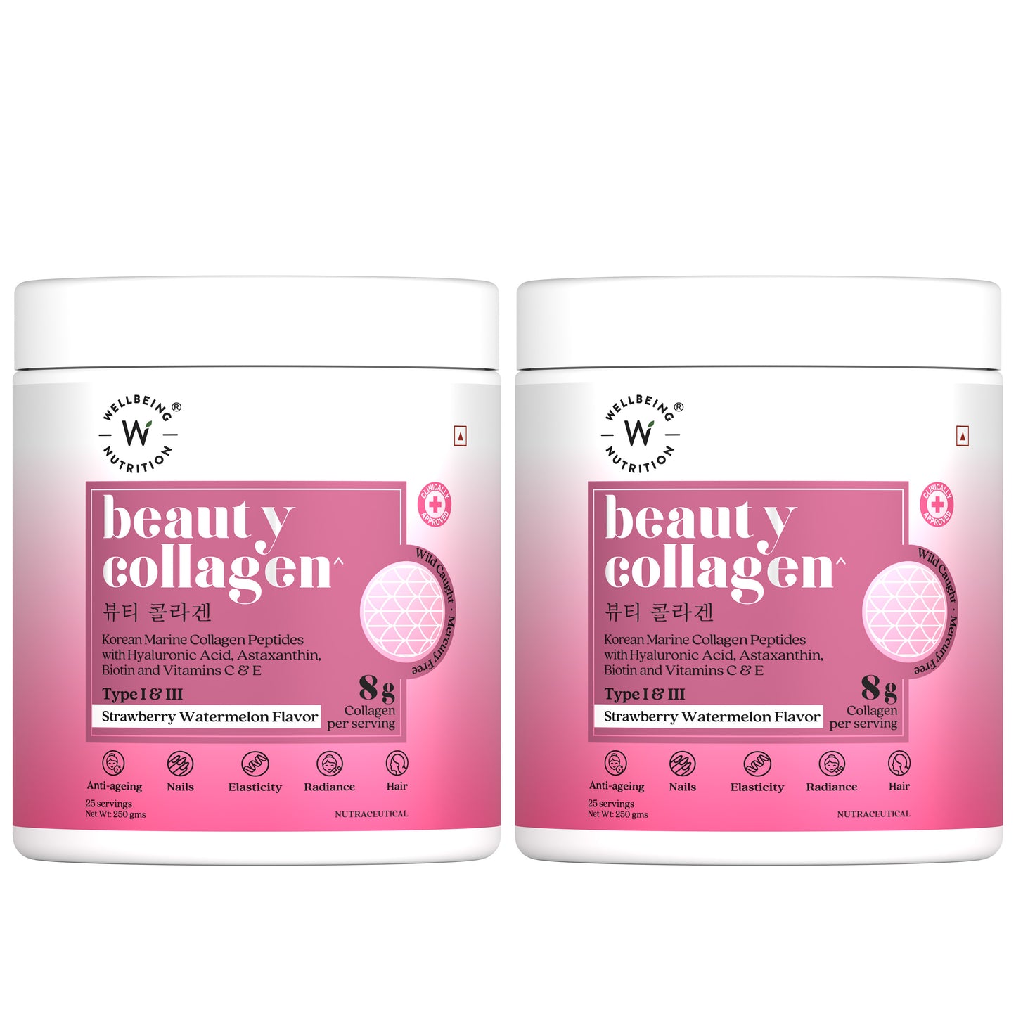 Beauty Collagen Strawberry Watermelon Flavor - 250G