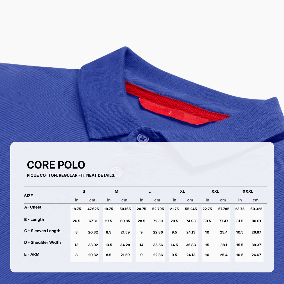 Core Polo Berry Blue
