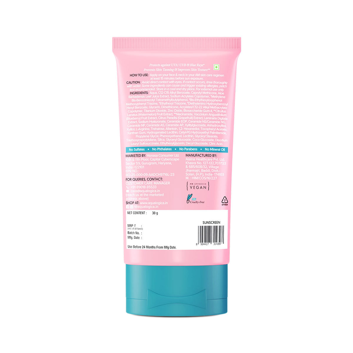 Radiance+ Dewy Sunscreen In-Vivo Tested with Watermelon & Niacinamide with SPF 50 & PA++++ - 30g