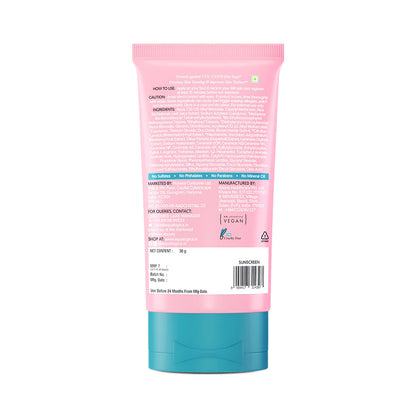 Radiance+ Dewy Sunscreen In-Vivo Tested with Watermelon & Niacinamide with SPF 50 & PA++++ - 30g
