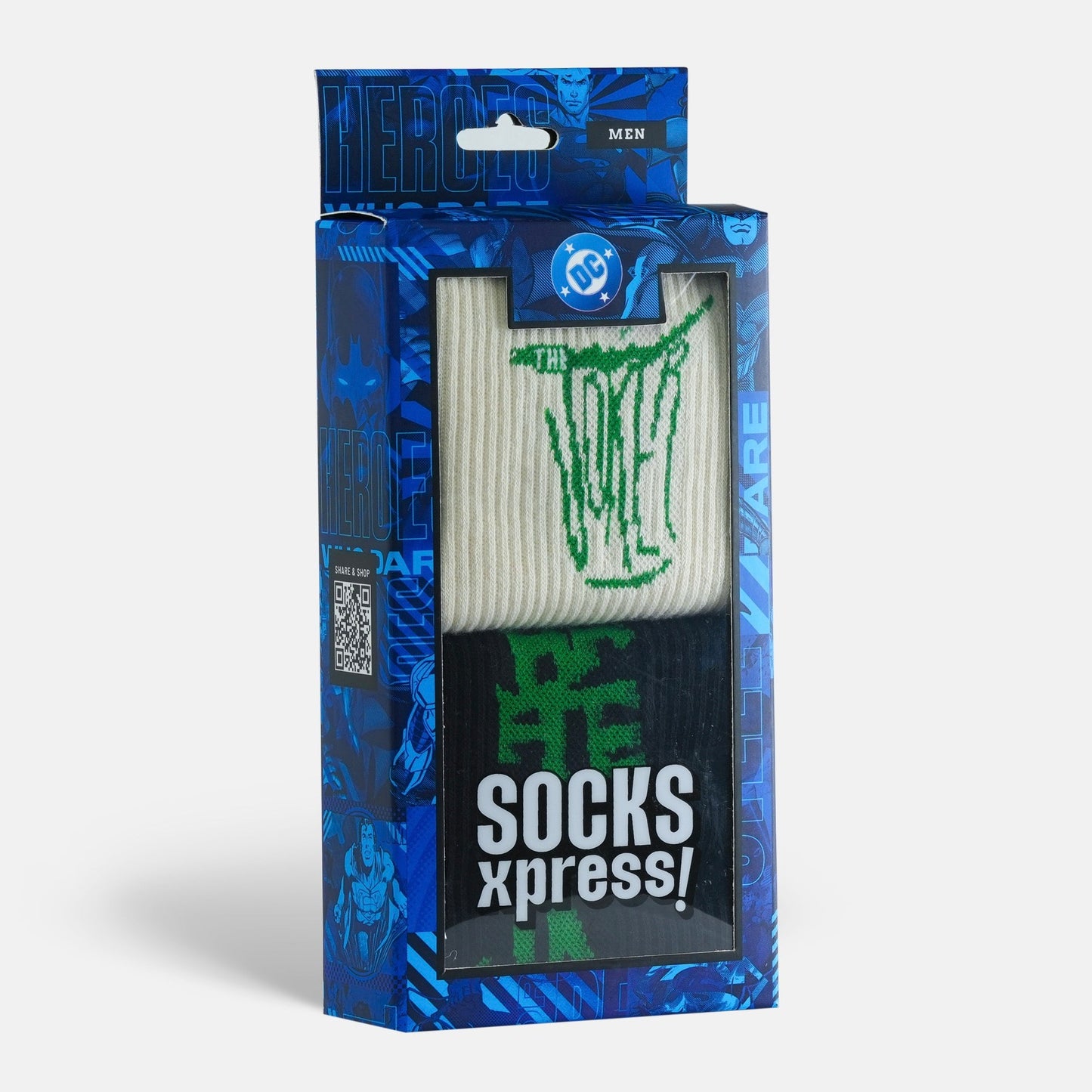Men's Justice League Joker Crew Socks
