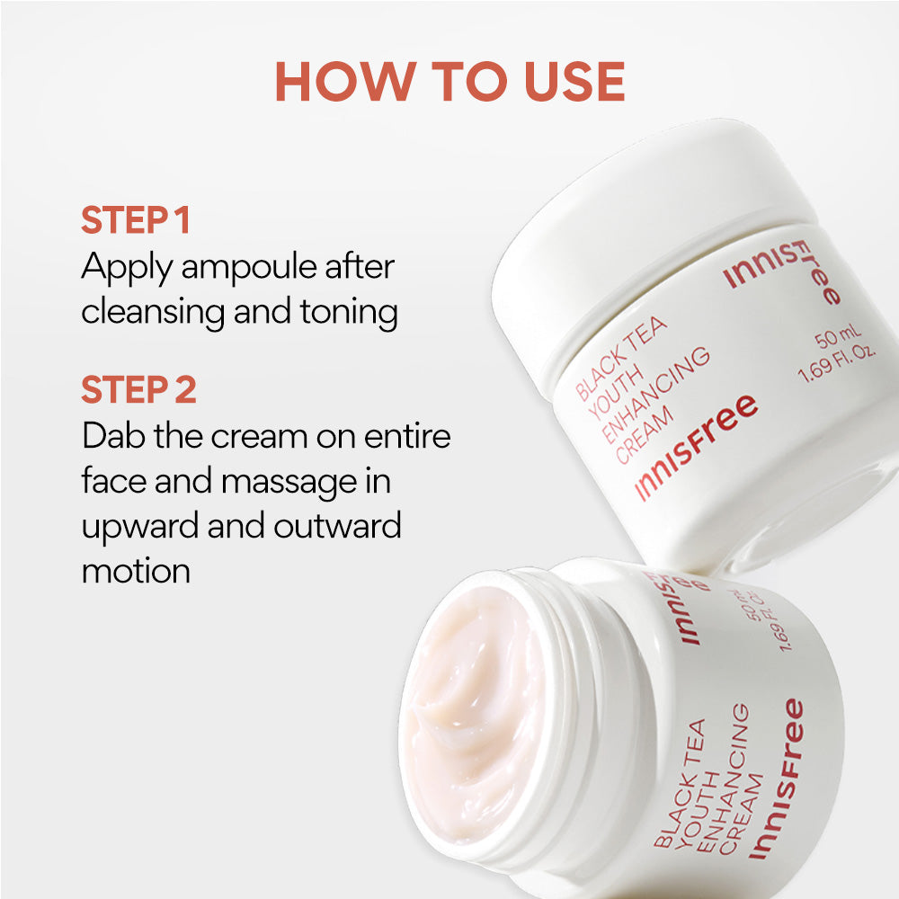 Innisfree Black Tea Youth Enhancing Cream 45ML