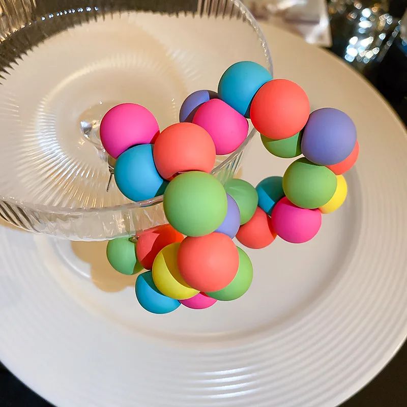 BUBBLE SOFT MULTICOLOR EARRINGS | De Novoo at Broadway