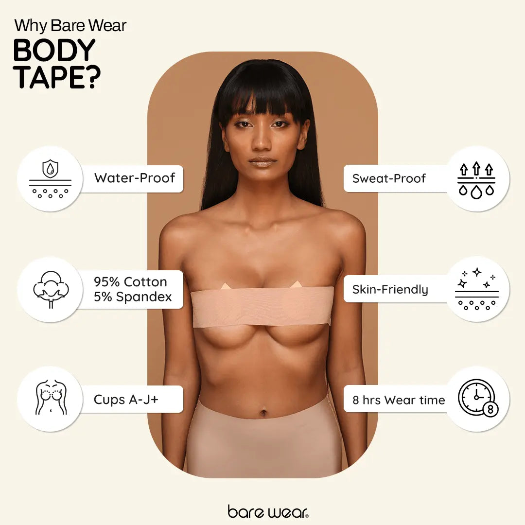 Body Tape (7.5 cm width) | Bare Wear at Broadway
